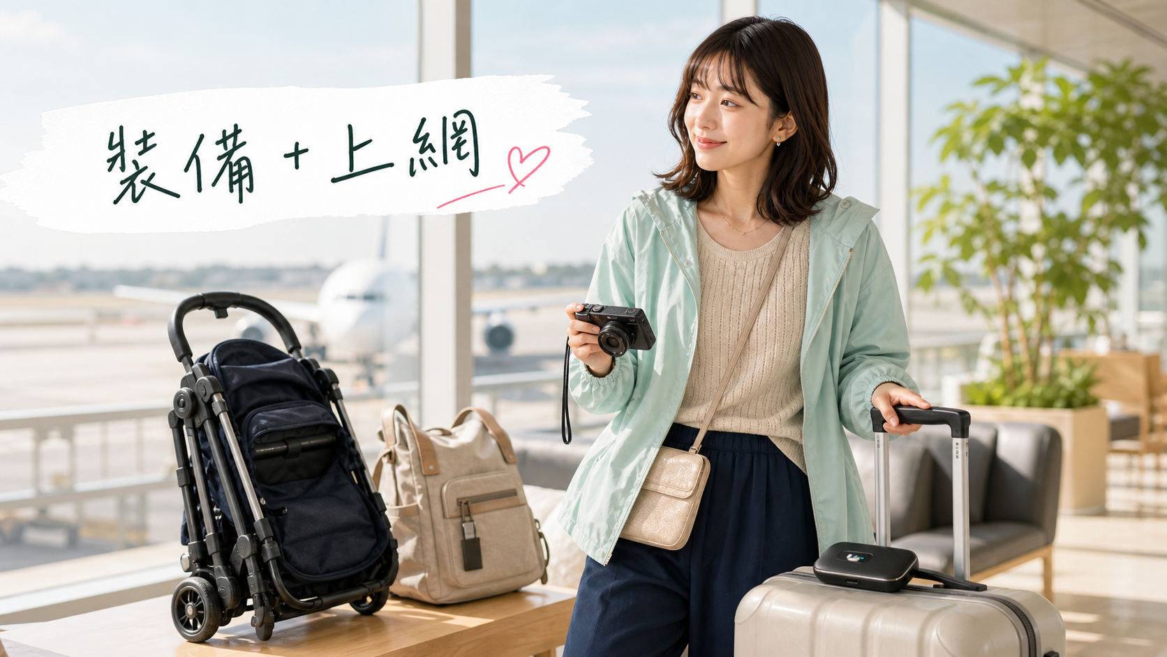 租行李箱、嬰兒車、攝影器材,加租 WiFi 享組合優惠